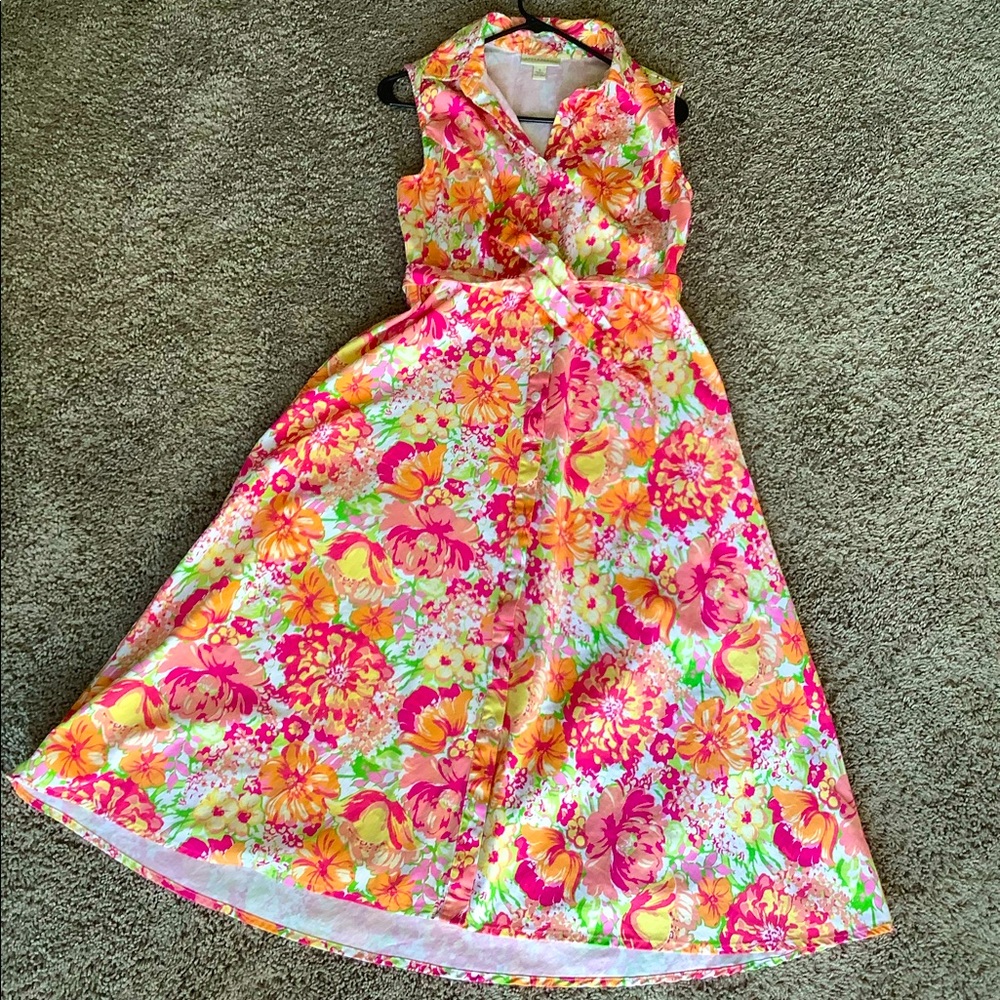Bright Floral Appleseed's Dress